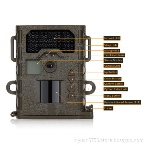 12MP HD Weather-Proof IP66 Invisible IR Scouting Camera